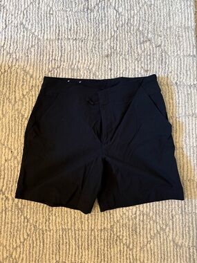 Columbia Black Athletic Shorts with Subtle Branding